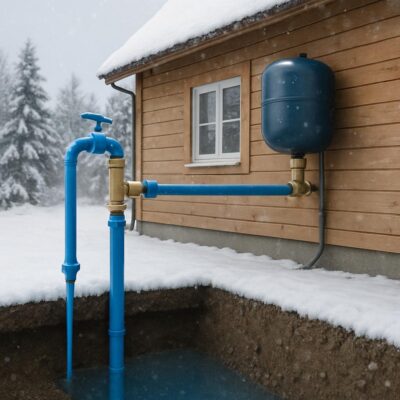 Зимнее водоснабжение дома: простая схема