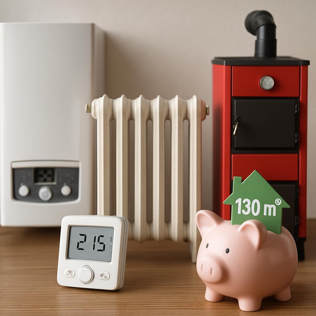 Отопление дома площадью 130 кв.м