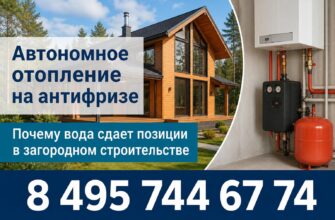 Автономное отопление на антифризе
