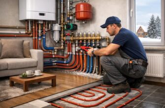 Водяное отопление частного дома в Лыткино