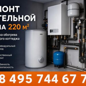 Ремонт котельной в доме 220 м²