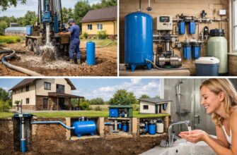 Система водоснабжения для дома в Бортниково