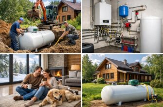 Водяное отопление от газгольдера: полное руководство