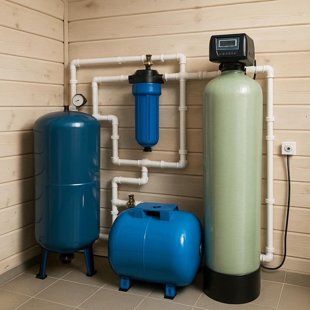 Оптимальная система водоснабжения для частного дома в Алексино Оптимальная система водоснабжения для частного дома в Алексино