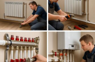 Перепланировка системы отопления в Конобеево