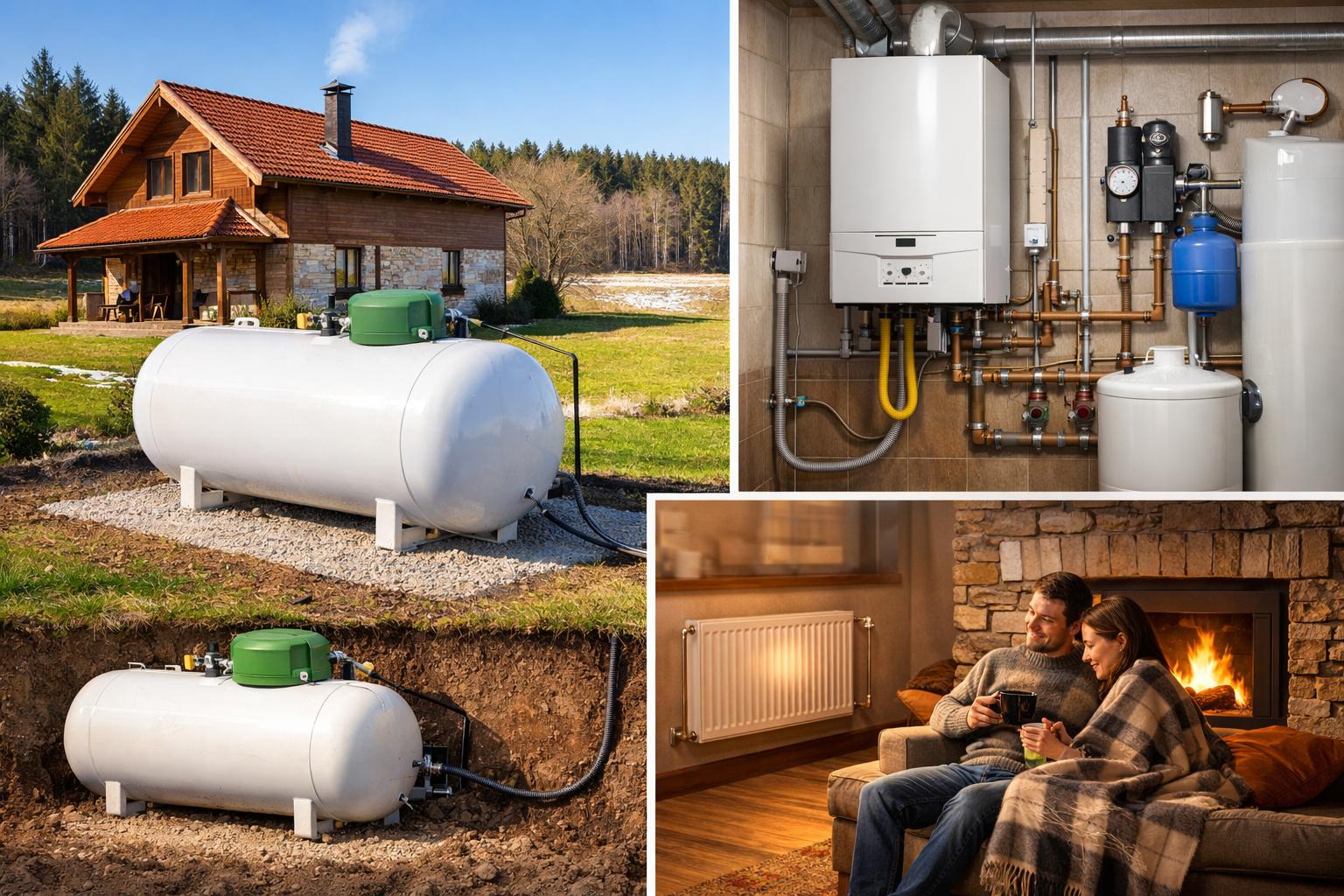 Почему отопление от газгольдера — выгодное решение для загородного дома