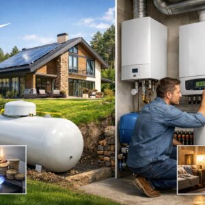 Комбинированное отопление дома на сжиженном газе