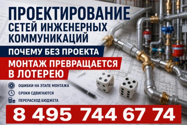 Проектирование сетей инженерных коммуникаций для загородного дома