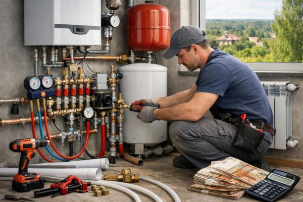 Стоимость монтажа отопления в Парамоново (Дмитровский район)