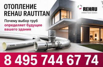 Забудете о протечках навсегда: Rehau Rautitan для загородного дома