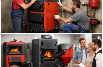 Устанавливаем твердотопливный котёл