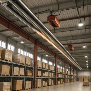 Лучистые системы отопления для складов