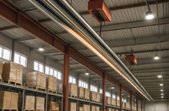 Лучистые системы отопления для складов
