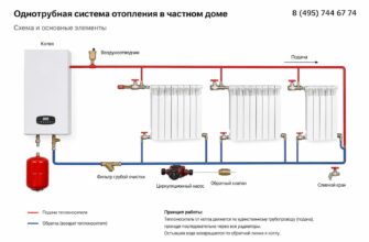 Однотрубная система отопления в частном доме: понятная схема, монтаж и опыт практической установки
