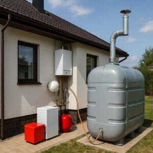 Дизельное отопление частного дома в Каринском