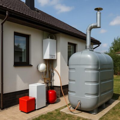 Дизельное отопление частного дома в Каринском