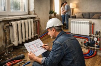 Перепланировка системы отопления в Лыткино