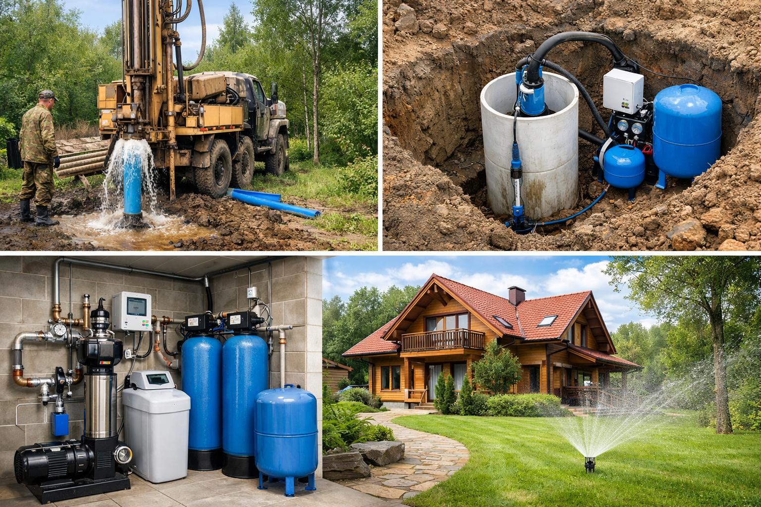 Индивидуальное водоснабжение в Яковлево — комфортный загородный дом с решениями от