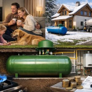 Отопление дома с газгольдером