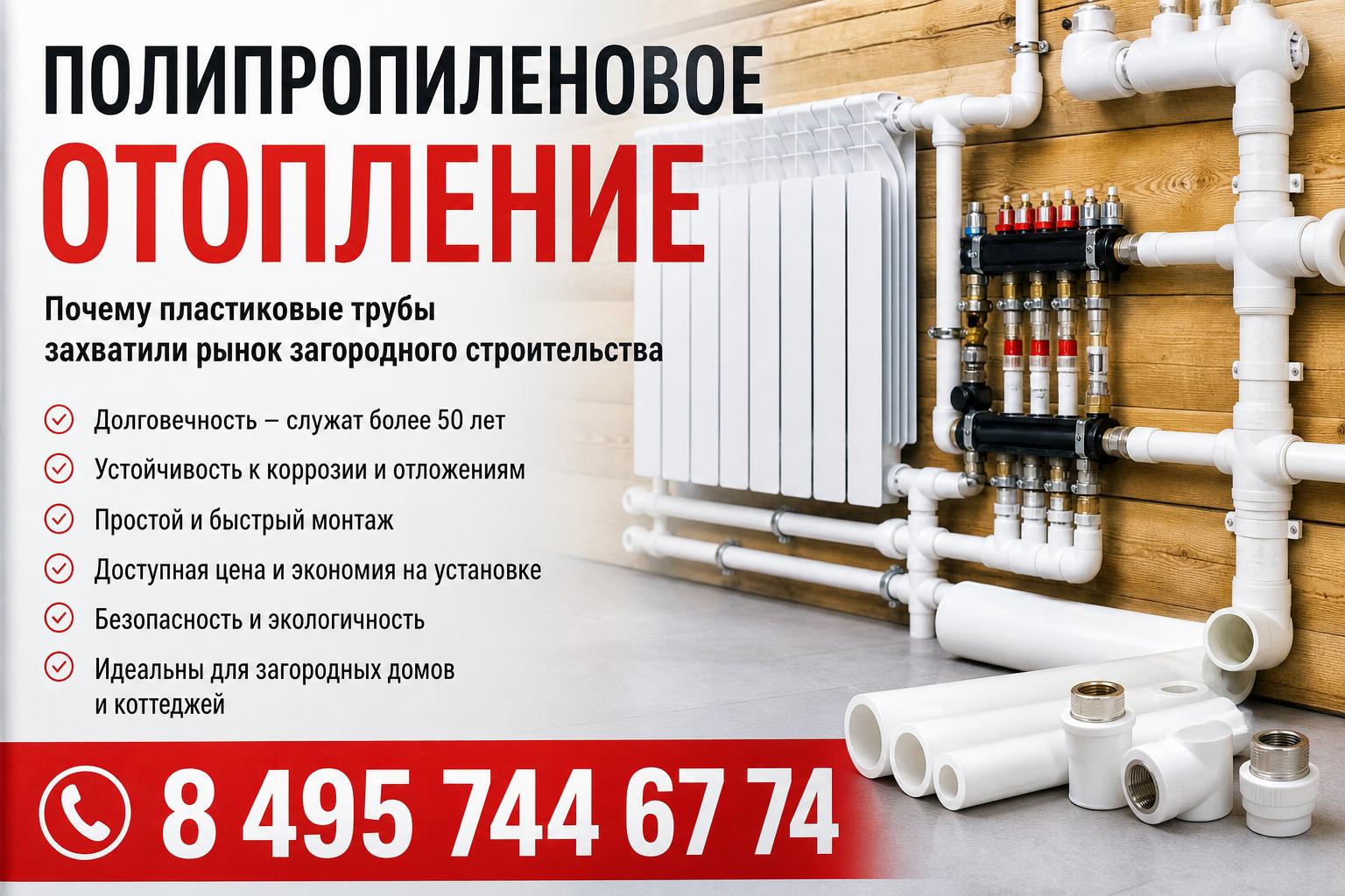 Почему пластиковые трубы захватили рынок загородного строительства
