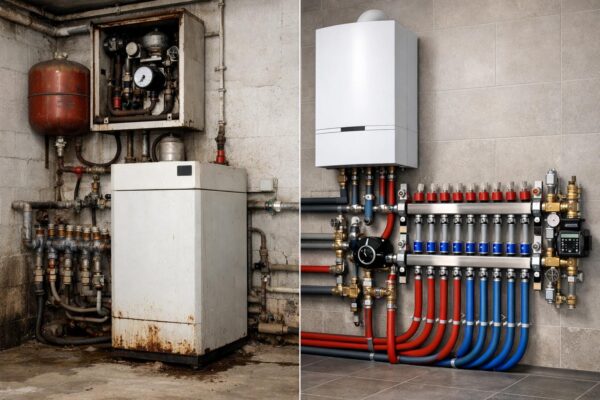 Замена котельного оборудования: как правильно выбрать и установить распределительный коллектор отопления