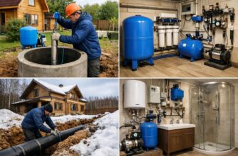 Водоснабжение частного дома в Пешково