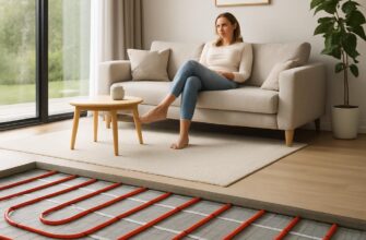 Отопление дома тёплым полом