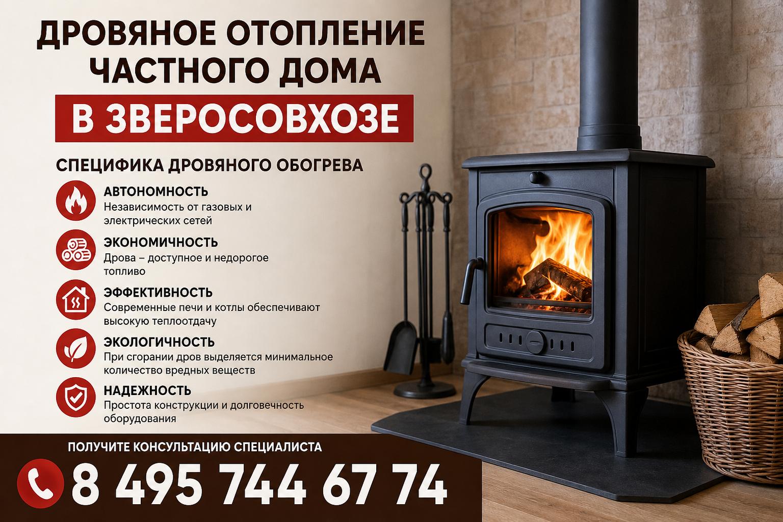 Специфика дровяного обогрева