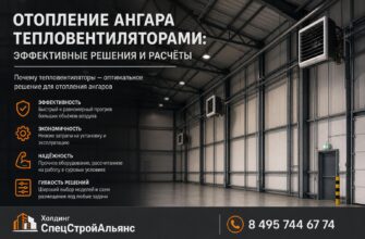 Отопление ангара тепловентиляторами