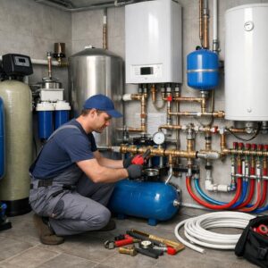 Установка водоснабжения в коттедже