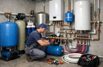 Установка водоснабжения в коттедже