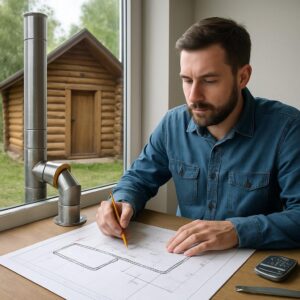 Надёжная труба к бане — от планирования до установки