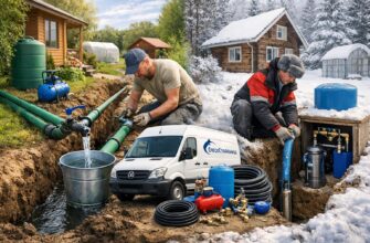 Стоимость монтажа летнего и зимнего водоснабжения в СНТ «Родник» (Жилино, Солнечногорский район)