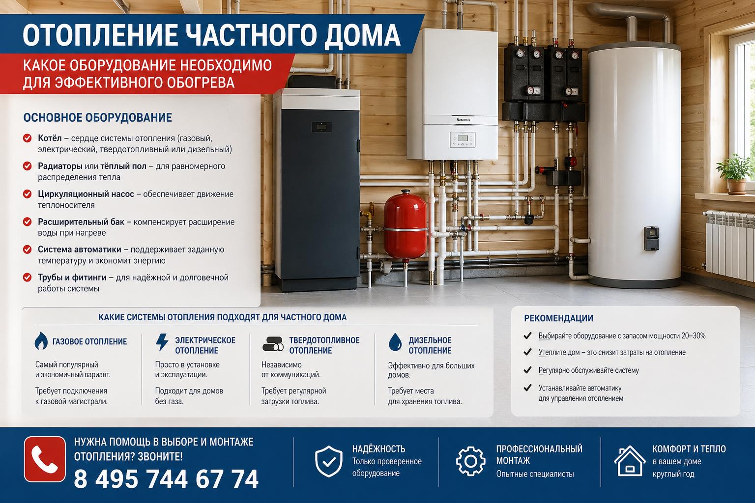 Какие системы отопления подходят для частного дома: быстрый обзор и рекомендации