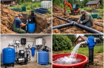 Монтаж водоснабжения частного дома в посёлке Горка, Владимирская область