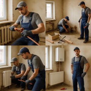 Замена системы отопления в доме