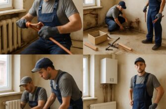 Замена системы отопления в доме