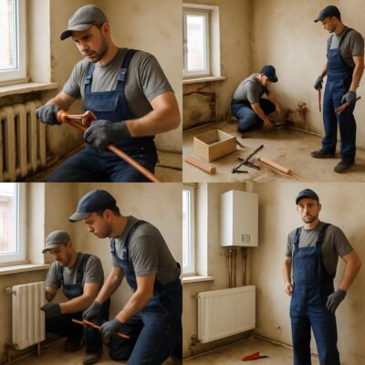 Замена системы отопления в доме