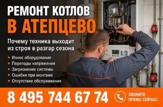 Ремонт котлов в Атепцево