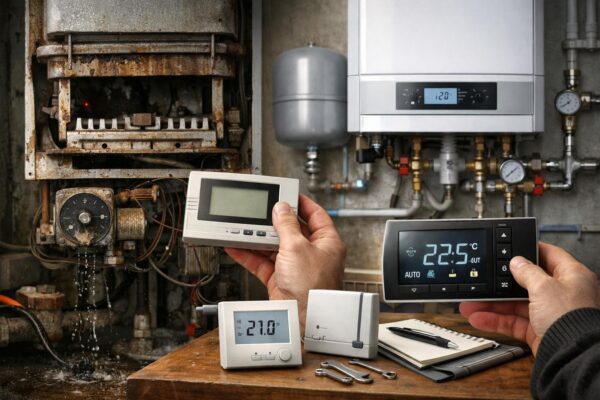 Система отопления дома в Никольском