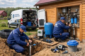 Монтаж системы водоснабжения в Кашино (Волоколамский район)