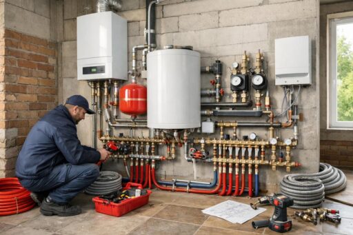 Монтаж систем отопления в Опалихе (Московская обл.) для частного дома