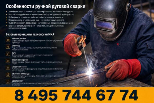 Ручная дуговая сварка трубопроводов