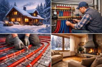 Водяное отопление дачи