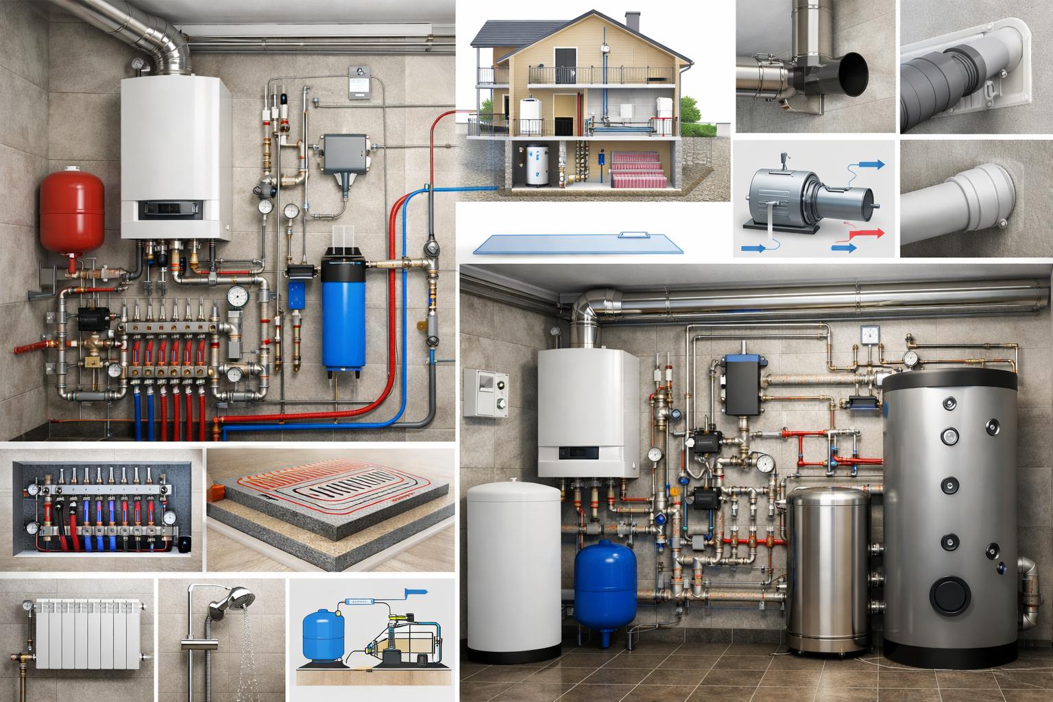 Ключевые моменты проектирования бойлерной в частном доме Ключевые моменты проектирования бойлерной в частном доме