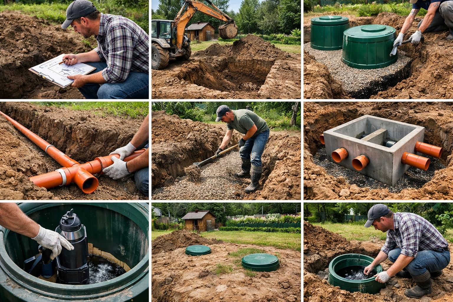 Пошаговый план: Канализация на даче своими руками — от замеров до первого запуска