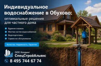 Индивидуальное водоснабжение в Обухово