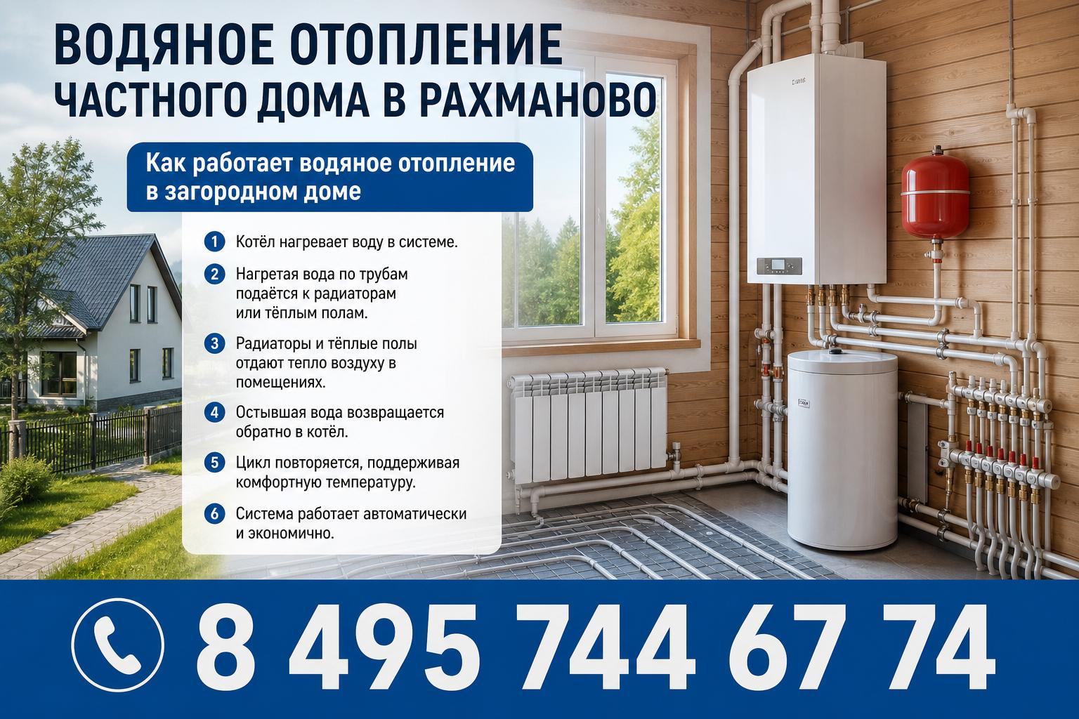 Как работает водяное отопление в загородном доме Как работает водяное отопление в загородном доме