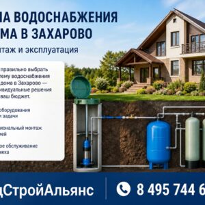 Система водоснабжения для дома в Захарово