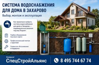 Система водоснабжения для дома в Захарово